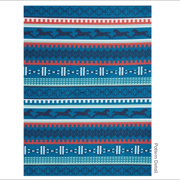 Kerrits Fair Isle Fleece Tech Top - Navy - Picture 5 of 5